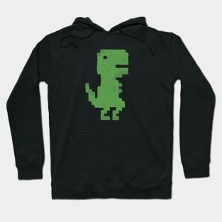 Hand-drawn Pixel Tyrannosaurus Rex Hoodie